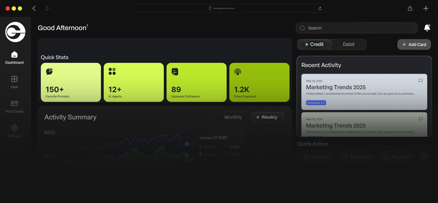 GenixCrew Dashboard